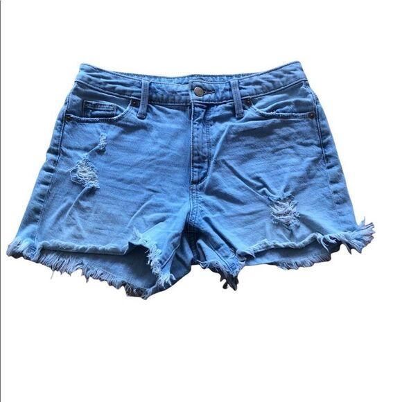 Universal Thread Women's Distressed Jean Shorts - Picture 1 of 11